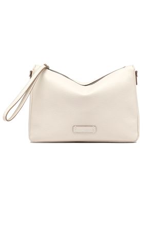 Nora Pouch bag in white hammered leather GIANNI CHIARINI | BS10225GRN91